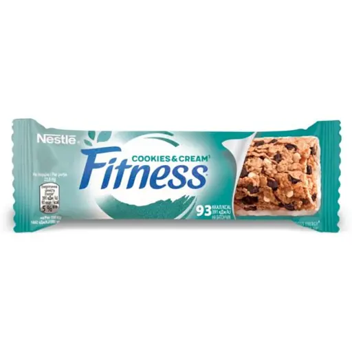 Злаковый батончик Fitness с печеньем и белым шоколадом 23.5 г