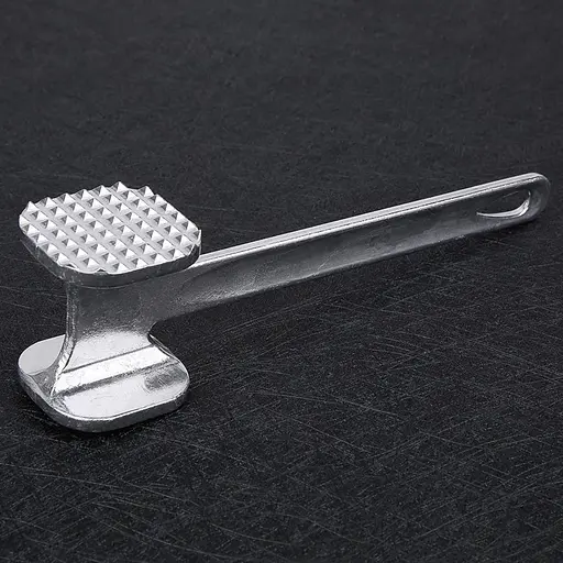 Тендерайзер молоток розм'якшувач розпушувач для м'яса алюмінієвий (довжина 25 см) 88222 - фото 7