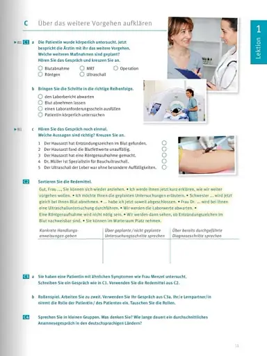 Menschen im Beruf. Medizin. Kursbuch mit MP3-CD - фото 8