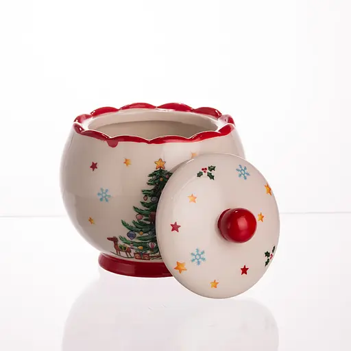 Новорічна цукорниця з кришкою New Year Yiwu CR-1-5 - фото 5