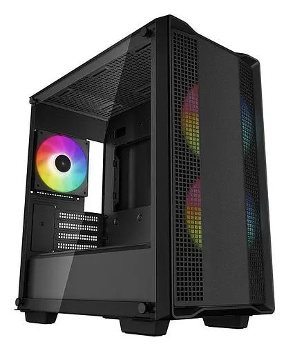 Корпус Deepcool CC360 ARGB без БЖ (R-CC360-BKAPM3-G-1) Без БП - фото 1