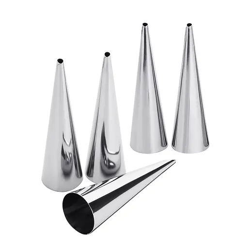 Набор формочек металлических для круассанов Ø35х150 мм (5 конусов), Kitchen Master 86662 - фото 3