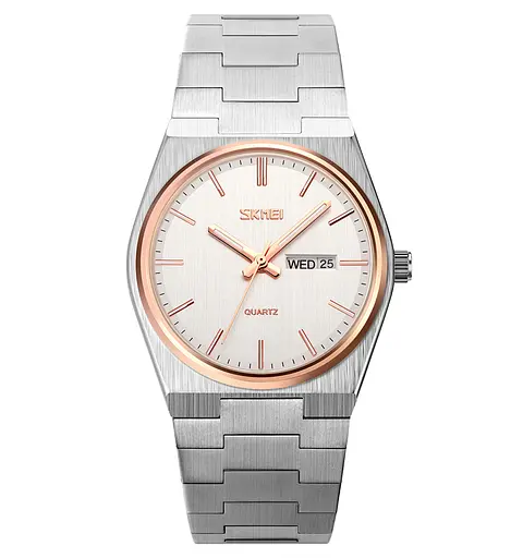 Skmei 9288SIRGSI Silver-Rose Gold-Silver