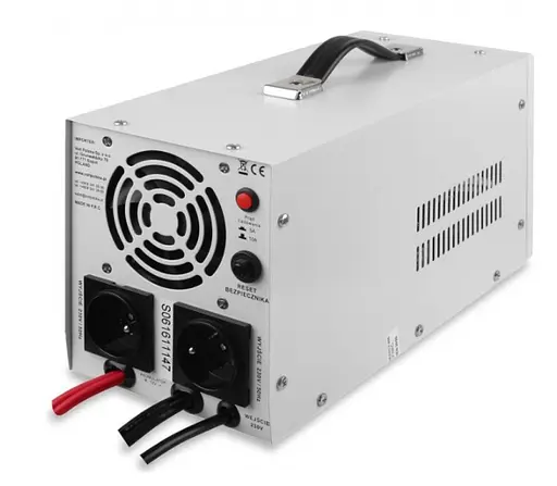 Гібридний Джерело безперебійного живлення (ДБЖ)/інвертор Volt Polska SINUS PRO 1000 E 12/230V 700/1000W (3SP091012E) - фото 2