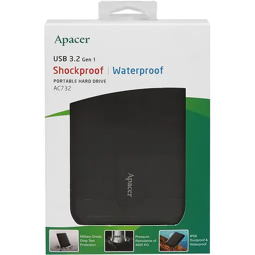 Зовнішній жорсткий диск Apacer 2.5" 2TB (AP2TBAC732B-1) - фото 5