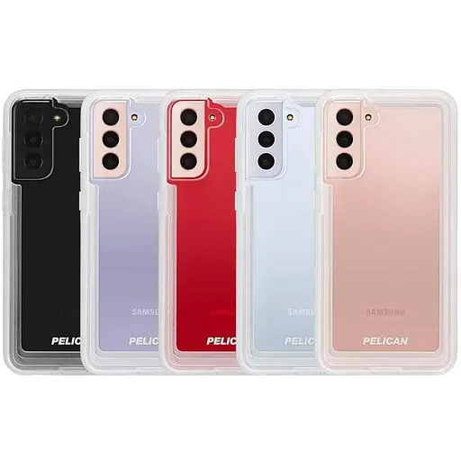 Противоударный чехол с клипсой Pelican Voyager Samsung Galaxy S21 FE 5G (6.4 ) Clear аналог OtterBox Defender - фото 2