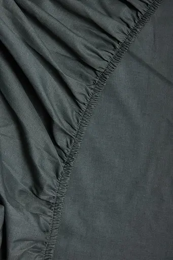 Простынь на резинке Moon&Star Dark Green Бязь Gold Люкс 180х200х20 см - фото 2