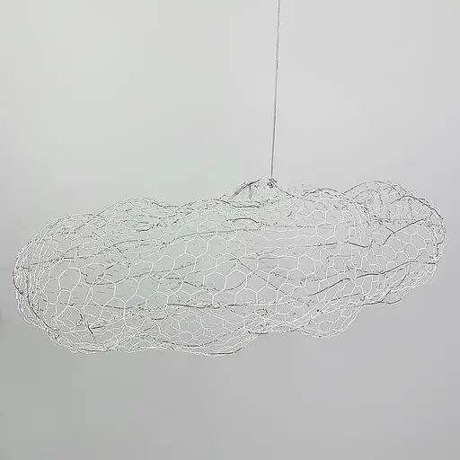 Декоративна люстра-хмаринка LED CLOUD у білому корпусі 80х45 см | Арт. MJ 83-800 WT | Line F - фото 3