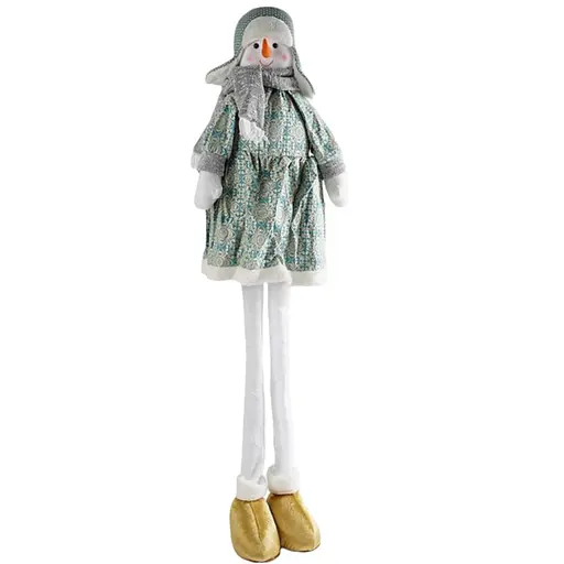 Новогодняя декоративная игрушка C 67889-1 с телескопическими ножками, снеговик