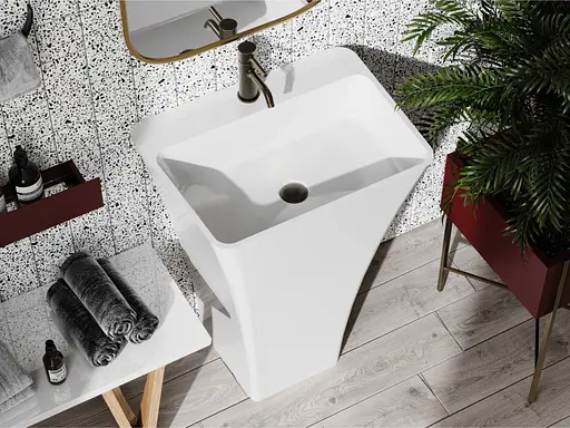 Умивальник Miraggio Sun глянсовий 0002390, Білий - фото 2