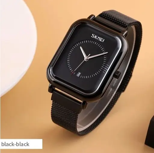 Мужские наручные классические часы Skmei 9207 Черный - фото 4