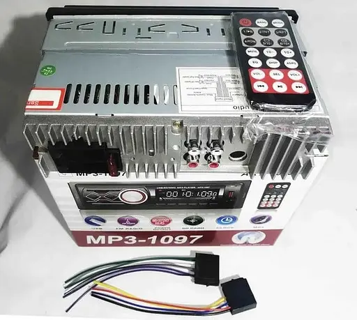 Автомагнитола MP3 1097 BT 1 DIN с LED экраном и Bluetooth - фото 8