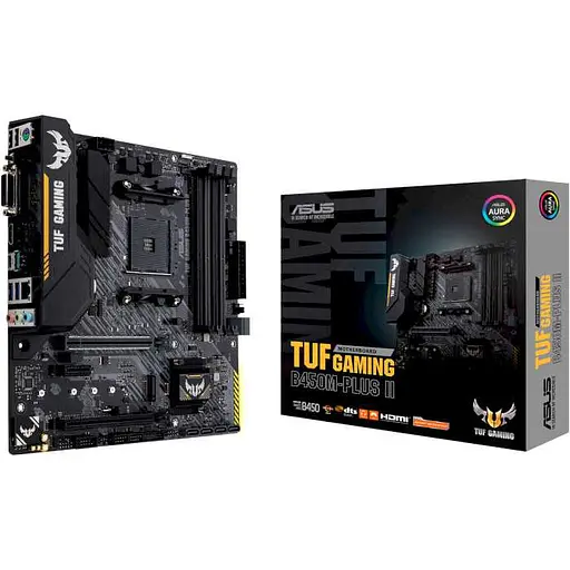 Материнська плата ASUS TUF Gaming B450M-Plus II (TUF GAMING B450M-PLUS II) (Socket AM4, AMD B450, Micro-ATX) - фото 6
