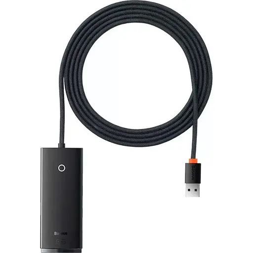 USB-хаб Baseus Lite Series 4-in-1 USB-A Black (WKQX030201) [152644]