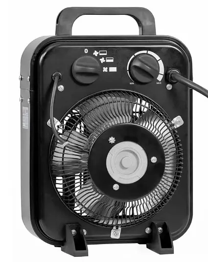 Обігрівач HECHT з термостатом 3500 3,0 кВт, площа обігріву 30 кв.м., підлоговий/настільний, чорний - фото 5