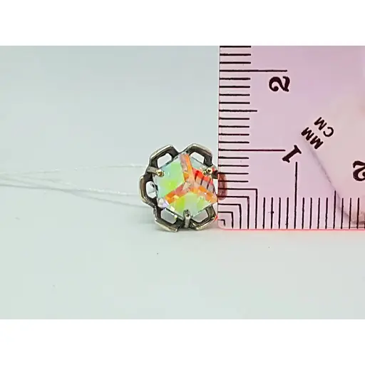 Серебряные серьги Каприз с кристаллами Сваровски. 2823р - фото 3