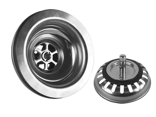 Кухонна мийка гранітна Rea Caddy подвійна black ZLE-00132, Чорний - фото 6