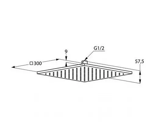 Верхний душ Kludi A-QA 6443005-00 - фото 2