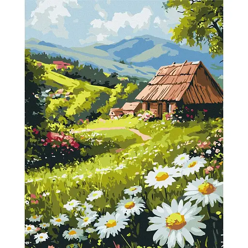 Картина по номерам на подрамнике Brushme Деревенский уют