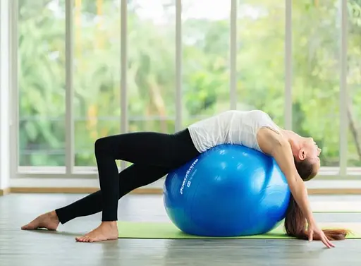 М'яч для фітнесу (фітбол) Power System PS-4012 Ø65 cm PRO Gymball Blue (PS-4012_65cm_Blue) - фото 8