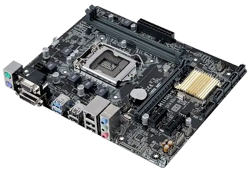Материнська плата Asus H110M-K LGA 1151v1 (H110M-K) Б/В - фото 2