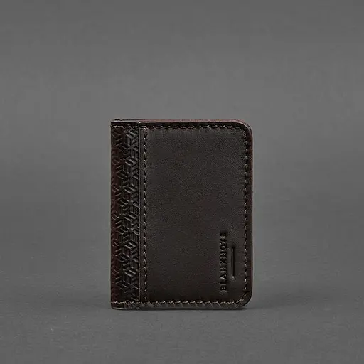 Кожаная обложка для ID-паспорта и водительского заседания 4.0 карбон коричневый - фото 6