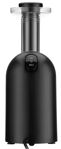 Соковитискач Ardesto JEG-1500S, Black, шнекова, 200Вт, повільне віджимання 90об/хв, ємність для соку 400мл, ємність для м'якоті 700мл, крапля-стоп, малошумний двигун, реверс, щіточка для очищення - фото 6