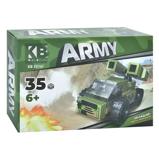 Дитячий конструктор "Військова техніка" KB 2016F 35 деталей