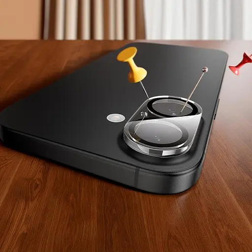 Защитное стекло для камеры iPhone 17 HOCO 3D night shooting circle lens glass set (25PCS) G13 - фото 3