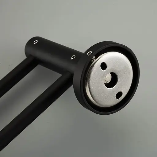 Тримач для рушника подвійний Frap F30209 чорний/нержавіюча сталь 1/20 Чорний матовий - фото 4