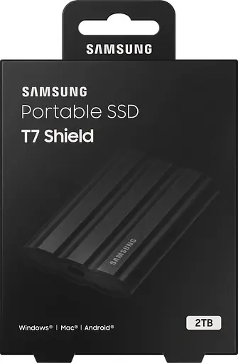 Портативний SSD Samsung 2TB USB 3.2 Gen 2 Type-C T7 Shield - фото 6