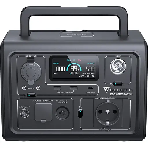 Зарядна станція BLUETTI EB3A Portable Power Station - фото 3