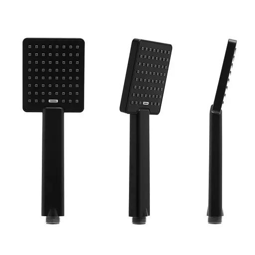 Душова система Yoka Flova 25 black з термостатом BP.FLOVA THERM 25 BLK, Чорний матовий - фото 7