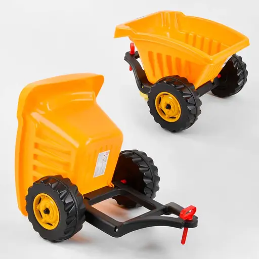 Прицеп для педального трактора 07-317 Pilsan ЖЕЛТЫЙ, в пакете (8693461042775) - фото 5