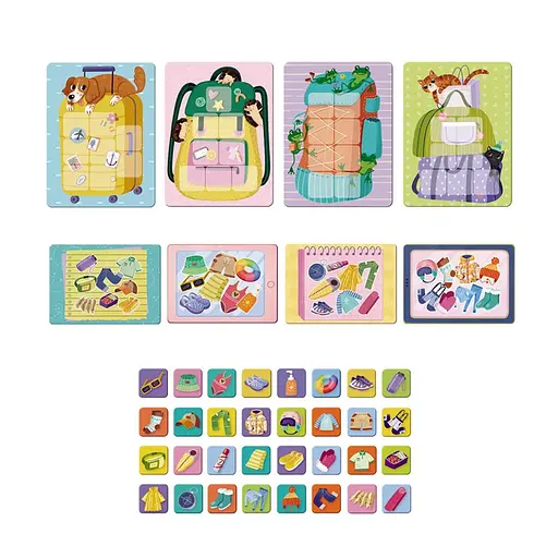 Настільна гра-лото "Збираємось у подорож" DoDo Toys 301227, 32 фішки - фото 2