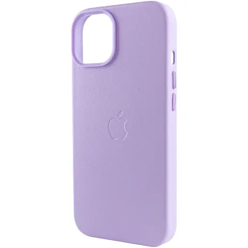 Кожаный чехол Epik Leather Case AA Plus with MagSafe для Apple iPhone 14, 6.1 Elegant purple - фото 6
