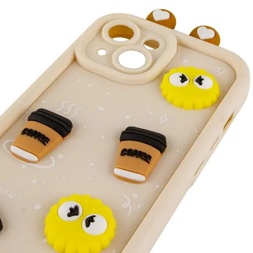 Чохол Epik TPU Toys Case with Ears для Apple iPhone 14, 6.1 Sand - фото 4