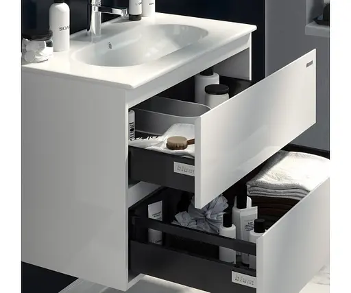 Тумба підвісна Sanwerk Форева Air 81 Білий з умивальником Клеа (MV0000803) Білий - фото 7