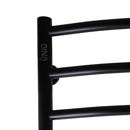 Полотенцесушитель UNIO LDE W 1200-500-12 BLK Лестница Дуга Элит черная (21553) - фото 4