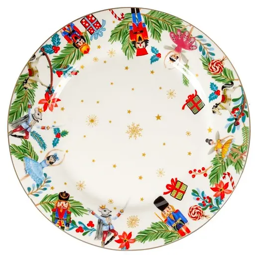 Набір тарілок Lefard White Christmas 19 см (922-103)