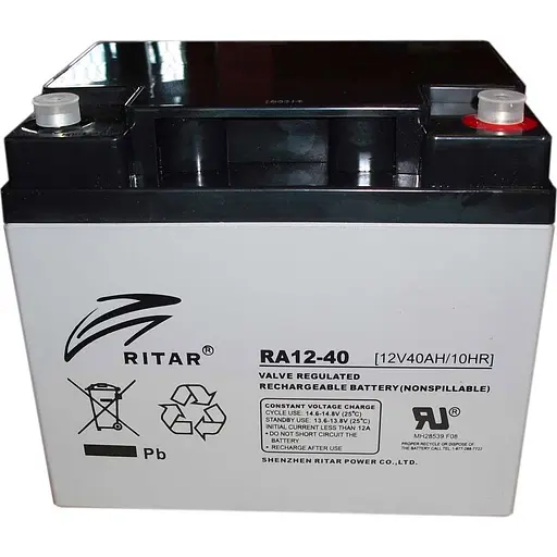 Аккумулятор Ritar AGM 12V/40Ah/480Wh (RA12-40) [125652] - фото 3