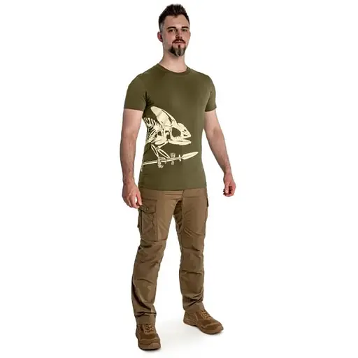 Футболка Helikon-Tex Full Body Skeleton Olive Green S - фото 3