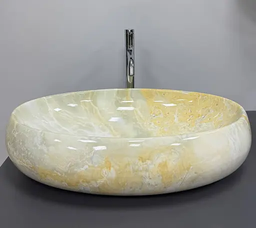 Умивальник VBI Veneto M labradorite накладний VBI-012811, Мармур - фото 6