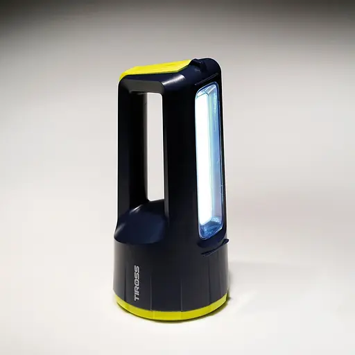 Ліхтар акумуляторний Tiross TS1858 з ручкою дальність 200 м, USB зарядка 1 шт. чорний (TS1858) - фото 2