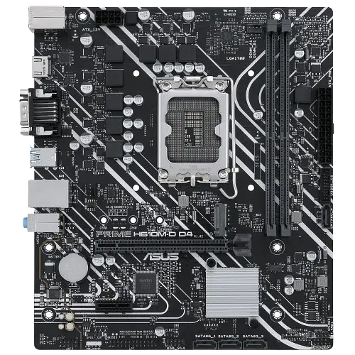 Материнська плата Asus H610M-D Prime D4 LGA 1700 (PRIME H610M-D D4) - фото 2