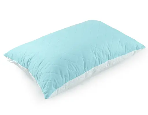 Подушка Руно 50х70 силиконовая стеганная "Голубая" К_310.52С_Голубой - фото 4