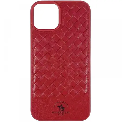 Кожаный чехол Polo Santa Barbara для Apple iPhone 12 Pro Max 6.7 Red