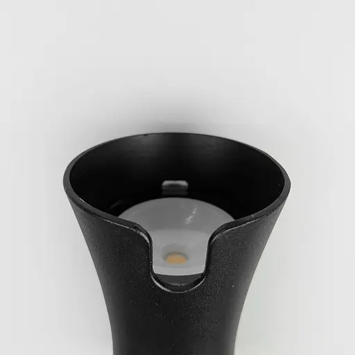 Фасадне LED бра чорного кольору 18х9 см | Line F | Арт. 9601В С 10W 3000K IP54 ВК - фото 5