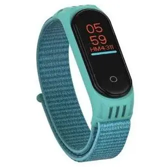 Ремешок Nylon Mi Band 5 Aquamarine (7) - фото 1