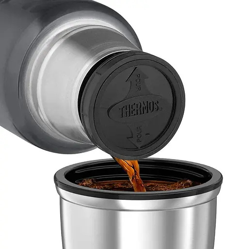 Термос Thermos с чашкой 1.2 л Stainless King-Flask Gun Metal (170024) - фото 7